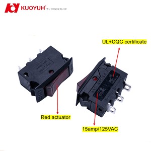 Interruptor de Sobrecarga LED Dos en Uno para Regleta de Enchufes, Serie 94N de KUOYUH, Producto Nuevo - Product Image 2