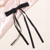 Populaire gland ruban arc épingle à cheveux cravate pince à cheveux pour les femmes doux mignon bec de canard pince fête cheveux accessoire