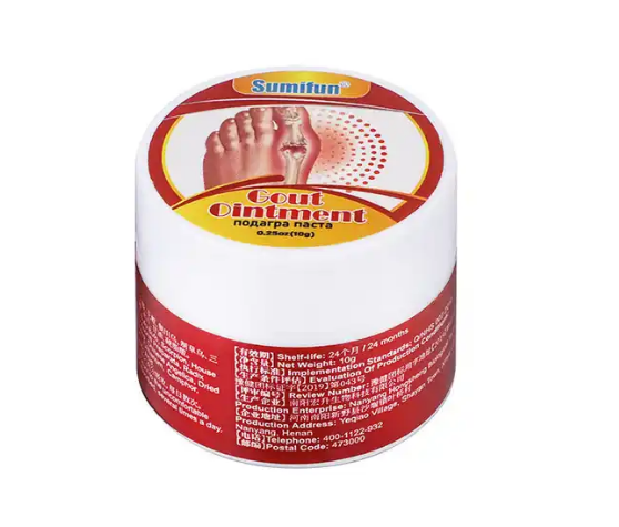 Médicaments chinois 10g correcteur d'orteil pommade de goutte pour les articulations soulagement de la douleur crème d'artrite oignon orteil crème analgésique soins des pieds