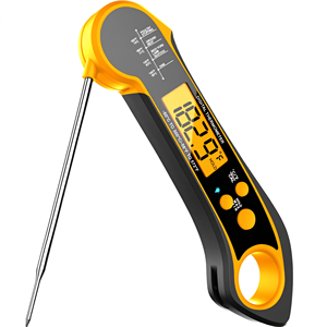 Thermomètre numérique pour viande, étanche, sonde pliable, écran LCD, commutateur C/F, cuisine, barbecue - Product Image 2