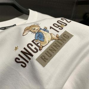 เสื้อยืดโอเวอร์ไซส์ลายกราฟิกสีดำ300กรัมเสื้อยืดผ้าฝ้าย100% โอเวอร์ไซซ์แบบกำหนดเอง - Product Image 4