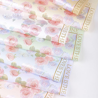 Film nacré rose néon, papier d'emballage floral imperméable épaissi, pour bouquets de fleurs, bricolage artisanal, fleuriste