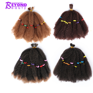 <span class=keywords><strong>Marley</strong></span> Crochet Trecce di Capelli Afro Crespi Intrecciare I Capelli Sintetici Crochet Trecce Estensioni Dei Capelli per Le Donne - Product Image 1