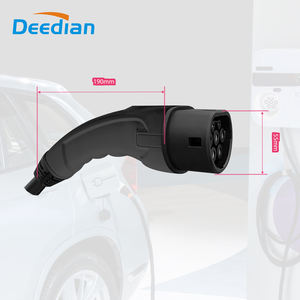 כבל טעינה נייד לרכב חשמלי דגם Deedian Factory-Stock 32A 7KW סוג 2, חדש, TPU+נחושת, שחור 5 - Product Image 2
