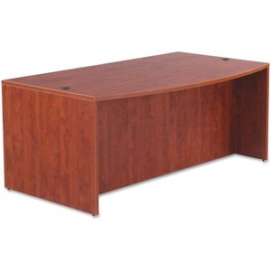 Escritorio Alera ALE Valencia Bow, color cerezo medio, 71w x 35 1/2d a 41 3/8d x 29 5/8h, mesas de conferencia - Product Image 4
