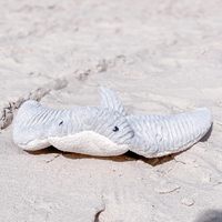 Peluches de raie manta douces cadeaux enfants garçons filles océan Animal enfants 19.5 pouces gris Stingray peluche Sealife jouets en peluche