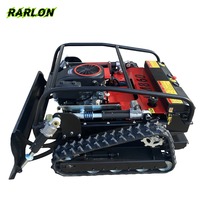 Harga terbaik Robot Mini Crawler Remote Control pemotong rumput LM-860 dengan sekop salju ember