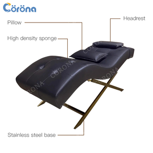 Cama de Pestañas Curva en Forma de S con Altura Ajustable para Salón de Belleza y <span class=keywords><strong>Spa</strong></span> - Product Image 5
