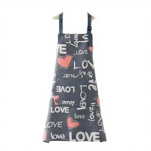 Best-selling Adjustable Hanging Neck Sleeveless Cotton Apron <b>Kit</b> Bib for Cleaning Supplies - Product Image 2