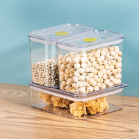 Contenants de Conservation des Aliments Frais avec Couvercle Hermétique Transparent en SAN pour Réfrigérateur, Légumes, Kimchi – Plusieurs Tailles – Vente en Gros