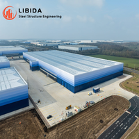 Nuevas estructuras de acero prefabricadas ligeras para almacenes, diseñadas recientemente y directamente desde China
