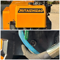 Rouleau compresseur à un seul tambour de 5,5 CV, 20 KN, mini-rouleau compresseur à marche arrière, petit compacteur d'asphalte, machine vibratoire, rouleau de pavage d'ingénierie