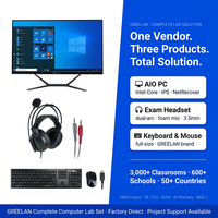 Computer Lab Solution All-in-One PC 21.5 23.8 Inch Intel Core I3 I5 Windows 11 Touch Auto Restore Remote Control for School