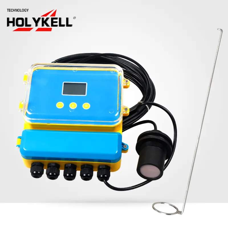 Holykell มิเตอร์วัดการไหลแบบเปิด,มิเตอร์วัดอัตราการไหลของช่องแม่น้ำ DC24v ตัวแปรพื้นที่เซ็นเซอร์การไหล