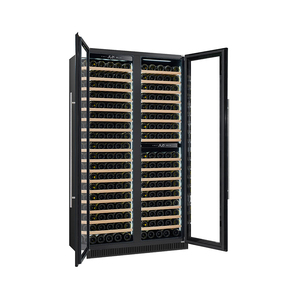 Refrigerador para Vino Tinto con Certificado ETL 316, <span class=keywords><strong>Vertical</strong></span>, Comercial, con Dos Puertas de Vidrio, Tres Zonas de Temperatura Independientes - Product Image 1