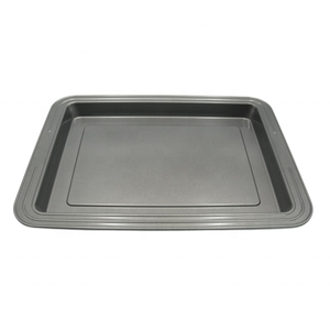 Plaque de cuisson épaisse 34 cm x 25 cm, avec poignée large et revêtement antiadhésif de qualité supérieure pour la pâtisserie maison - Product Image 1