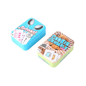 Wholesale metal rectangle square cake cookie storage packaging tin box