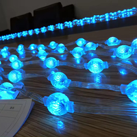Guirlande lumineuse de Noël à LED 3D de 25 mm de diamètre, pixels SMD3535, pour extérieur et intérieur, en plastique, 360 degrés, contrôle par application, IP68