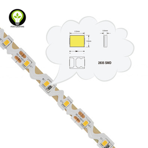 DC12V/DC24V Zigzag Benable 120leds/m 2835 série S forme led bande éclairage CRI 90 95 97 - Product Image 3