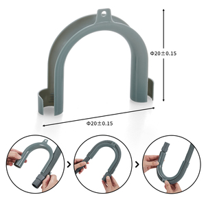 Kit de tubería de extensión de manguera de drenaje manguera de salida de drenaje y gancho para lavadora secadora <span class=keywords><strong>lavavajillas</strong></span> - Product Image 2