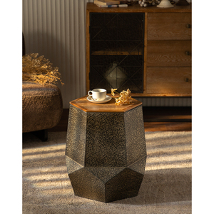 Wabi-Sabi stijl fortuinthee-tafel vintage luxe salontafel voor de woonkamer luxe bijzettafel - Product Image 6