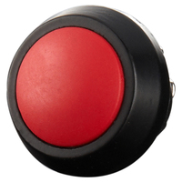 Interrupteur à bouton poussoir à tête haute de 16 mm, à verrouillage automatique, rond, momentané, IP67, 250 V, interrupteur d'alimentation électronique