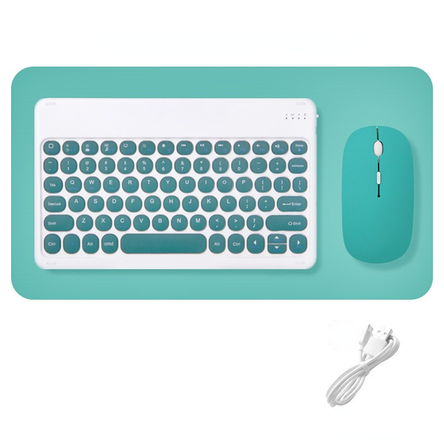 Hot Slim Portable Mini Wireless Tablet Ultra-thin Keyboard and Mouse Set for Ipad Mac PC Mobile Phone Keyboard Mouse Combos
