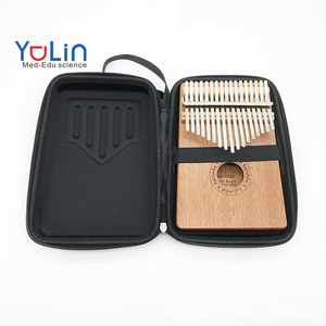 Kalimba Piano à pouces Motif acajou 21 languettes en acier accordables avec sac, marteau d'accordage et instructions <span class=keywords><strong>Iano</strong></span> Kalimba 21 touches - Product Image 1