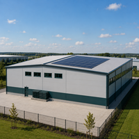 Structure en acier galvanisé pour entrepôt, centre de distribution logistique industrielle, charpente préfabriquée Q355B