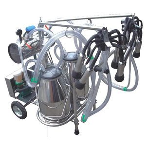 Machine à traire mobile de pompe à vide de productivité élevée Machine à traire portative de chèvre de vache de ferme laitière à <span class=keywords><strong>vendre</strong></span> - Product Image 2