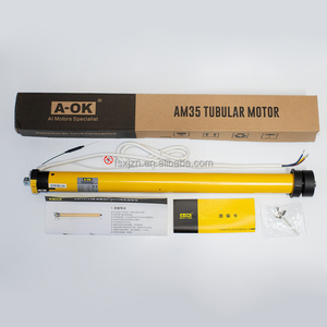 Motor <span class=keywords><strong>Tubular</strong></span> A-OK AM35-10/17-MEL-PZ con Fuente de Alimentación Electrónica de Límite de Conmutación, Contacto Seco, ZigBee WIFI, Cable de 3 Núcleos - Product Image 2