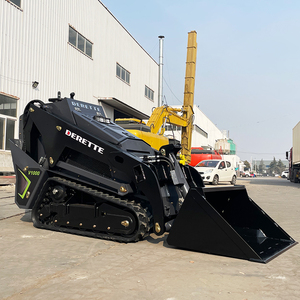 Minicargadora V1000 para <span class=keywords><strong>Alquiler</strong></span> con Certificación EPA y CE, Minicargadora Pequeña para Excavación <span class=keywords><strong>de</strong></span> Postes <span class=keywords><strong>de</strong></span> Cercas, Fábrica China - Product Image 1