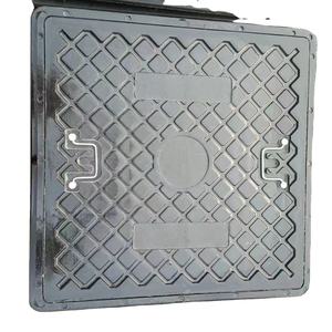 Goedkopere BMC SMC FRP ronde en vierkante kunststof D400 kunststof composiet putdeksel voor gemeentelijke wegen en verkeersveiligheid - Product Image 1