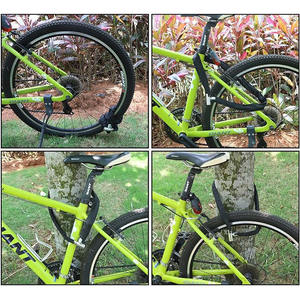 Antivol à chaîne pour vélos et motos 5 mm x 80 cm - Product Image 4