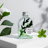 Diffuseur de parfum en verre lumineux jour et nuit avec bouchon à vis et plantes décoratives pour salon