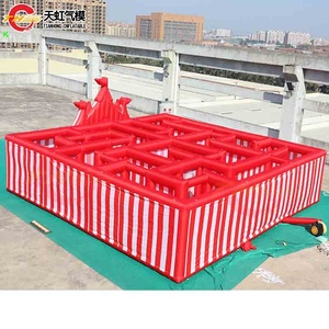 Laberinto Inflable con Temática de Circo de 8x8x2mH, Material de Tela Oxford - Product Image 2