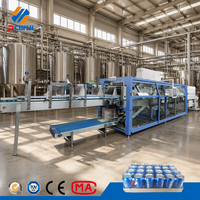 Machine d'emballage automatique multifonctionnelle pour bouteilles, canettes et bocaux