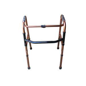 Déambulateur pliant Qianrui en alliage d'aluminium avec roues antidérapantes pour personnes âgées, aide à la mobilité et à la rééducation - Product Image 1