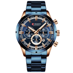 Reloj Curren M8355 para Hombre, Resistente al Agua, Cuarzo, Seis Agujas, Calendario, Correa <span class=keywords><strong>de</strong></span> Acero, Reloj <span class=keywords><strong>de</strong></span> Negocios - Product Image 2