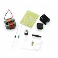 Inverter Generator pengapian busur tegangan tinggi DC frekuensi tinggi 15KV Boost Step Up 18650 DIY Kit transformator inti U 3.7V