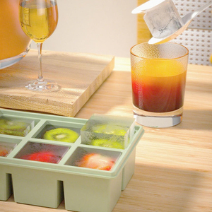 Nouveauté : Moule à glace en silicone durable, portable, réutilisable, flexible, grande capacité, facile à nettoyer, sans BPA, sans danger pour les aliments - Product Image 2
