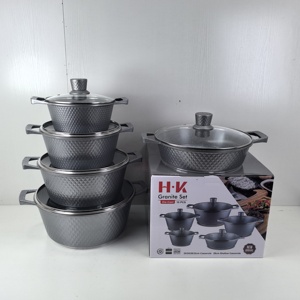 Bộ nồi chống dính HK <span class=keywords><strong>Small</strong></span> Drill 10 món dành cho gia đình - Product Image 1