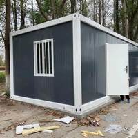 Rumah Kontainer Panel Sandwich Flat Pack Perakitan Cepat Modular Prefab untuk Asrama Pekerja Sementara di Lokasi Konstruksi