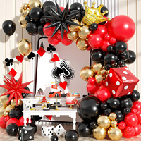 Nouvel ensemble de ballons en latex en forme de fraise pour la fête des mères, Halloween, décoration murale de fond pour garçons et filles