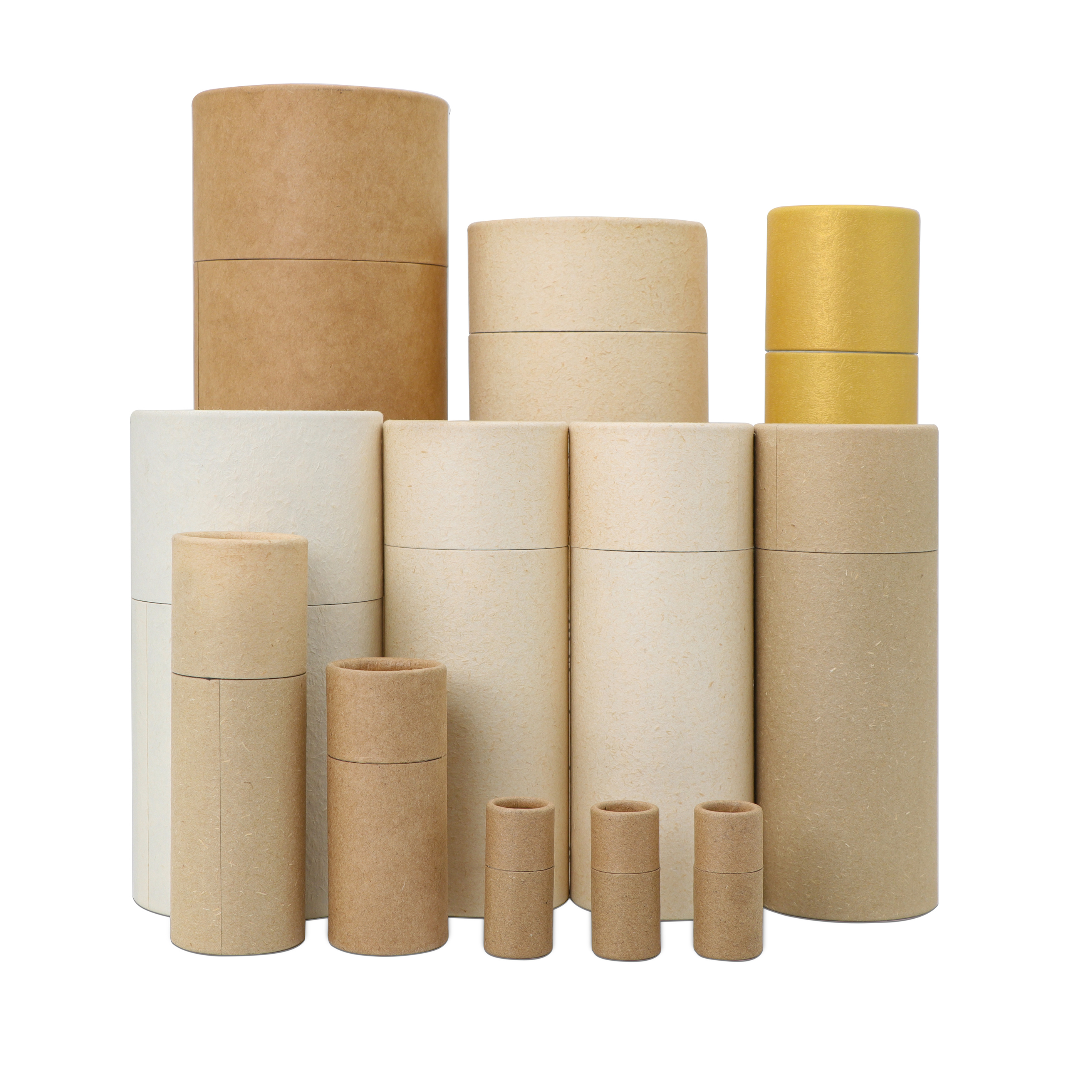 Eco Friendly Digital Printing Custom Paper Tube Design Cosmetics Packaging Tea Box Food Kraft Paper Tube