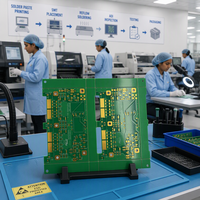 Service clé en main : Carte PCB Rogers ZBWB-PCBA-2026, finition de surface ENIG, blindage RF/EMI, cuivre 35µm, 80x90mm, fichiers BOM/Gerber