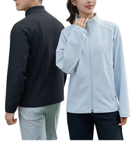 Blouson bomber unisexe en nylon softshell 305g, imperméable, coupe-vent, col montant, manches longues, fermeture éclair, pour l'automne et les activités de plein air, ODM