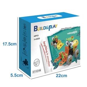 Kit de Vehículo de Ingeniería 2 en 1, Juguete de Construcción con 46 Piezas de Tornillos y Tuercas para Niños Mayores de 5 Años - Product Image 5