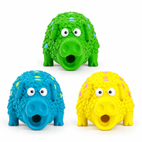 Jouet à mâcher interactif pour chien en caoutchouc naturel, design cochon amusant, souple, le meilleur pour animaux de compagnie, style boîte