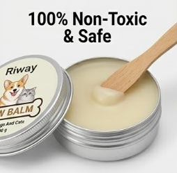 บาล์มบำรุงอุ้งเท้าสัตว์เลี้ยง Riway Natural ขนาด 60 กรัม ออร์แกนิค สำหรับสุนัขและแมว ช่วยปกป้อง ฟื้นฟู และซ่อมแซมอุ้งเท้าและจมูกที่แห้งแตก - Product Image 3
